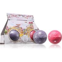 Bohemia Gifts & Cosmetics Bath Bombs Bicycle šnypštieji vonios burbulai kvepalai Lavender + Rosehip & Rose 2x110 g