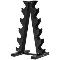 10 hantelių stovas, 5 lygių hantelių stovas, iki 100 kg