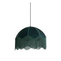 Kabantis šviestuvas smaragdinės spalvos ø 50 cm su tekstiliniu gaubtu Malacia – Light & Living