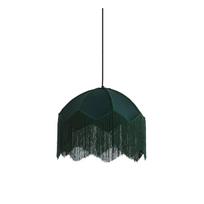 Kabantis šviestuvas smaragdinės spalvos ø 40 cm su tekstiliniu gaubtu Malacia – Light & Living