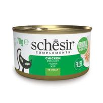 Schesir Complementary konservai su vištiena drebučiuose katėms, 70 g