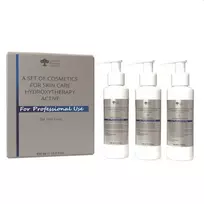 GREEN PHARM COSMETICS_SET Hidroterapinis aktyvusis eksfoliuojantis gelis 150 ml + aktyvuojantis gelis 150 ml + raminantis gelis 150 ml