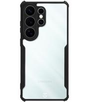 Juodas / skaidrus dėklas Samsung Galaxy S26 Ultra telefonui "Tactical Quantum Stealth Cover"