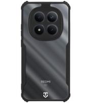 Juodas / skaidrus dėklas Xiaomi Redmi Note 15 Pro telefonui "Tactical Quantum Stealth Cover"