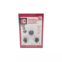 Caruba 3/8" Guminės Trikojo Kojelės 22mm (3 vnt)