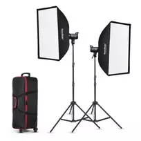 Godox SL100Bi LED vaizdo šviesa Du rinkinys SL-100Bi 2x100W 60x90cm