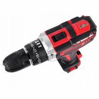 Akumuliatorinis suktuvas - gręžtuvas su lagaminu ir priedais, 24V, 2×5.4Ah