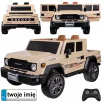 Large battery-powered electric car for children 2-person 4x4 box PA0329
