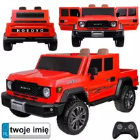 Large battery-powered electric car for children 2-person 4x4 box PA0329