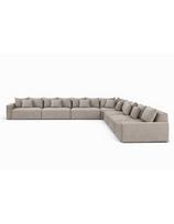 LIVING 3C3 MAXI (470X470cm) komplektuojamas minkštas kampas
