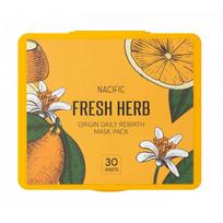 NACIFIC Fresh Herb Origin Daily Mask Pack Veido kaukių rinkinys, 30vnt