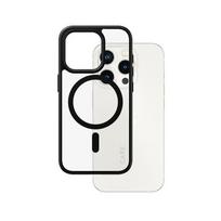 PanzerGlass CARE™ by ® Urban Combat Case Transparent w. Black MagSafe for iPhone 15 Pro