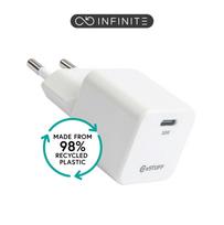 eSTUFF INFINITE (GRS) USB-C Charger  EU PD 30W GaN. 1 x USB-C.