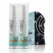 Professional 1 Hour Tan Mousse Express putos (2 vnt.) + pirštinė DOVANŲ
