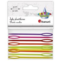 Plastikinių adatų rinkinys 10vnt. 9cm TITANUM