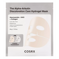 The Alpha-Arbutin Discoloration Care Hydrogel Mask Gelinė veido kaukė 1 vnt.