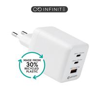 eSTUFF INFINITE USB-C Charger EU PD  100W GaN. 2 x USB-C. 1 x