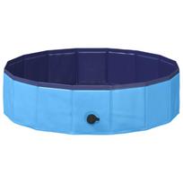 Sulankstoma šunų plaukimo baseinas Mėlyna 80 x 80 x 20 cm PVC