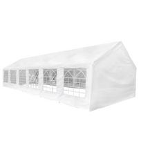 Palapinės medžiaga be rėmo Baltas 12 x 6 m PE
