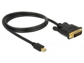 Kabel Delock DisplayPort Mini - DVI-D 1m Black (83988) | 83988 | 4043619839889