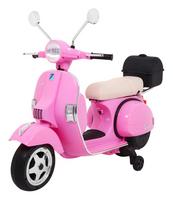 Vaikiškas elektromobilis Motoroleris Vespa Rožinis