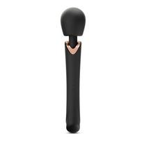 Crushious Crushious Holly Black Wand Massager - Rechargeable Silicone 30cm