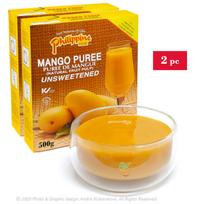 Mango tyrė (natūrali, nesaldinta), Mango Puree, Philippine Brand, 2x500g