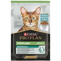Purina Pro Plan Cat Pouch Adult Sterilised Maintenance vandenyno žuvis želėje 85 g | 15770 | 8445290969002