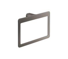 Gedy - Sieninis rankšluosčių laikiklis PIRENEI 15x23 cm metalinis pilkas