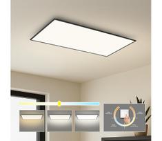 Brilagi - LED lubinis šviestuvas SLIMFRAME LED/80W/230V 120x60 cm 3000/4000/6000K juodas