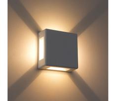 Brilagi - LED Lauko sieninis šviestuvas QUADRAY LED/6W/230V baltas IP54
