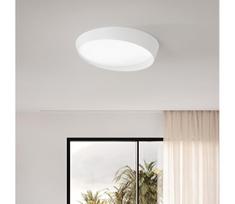 Ondaluce - dimeriuojamas LED lubinis šviestuvas HALF LED/25W/230V Ø 38,5 cm balta