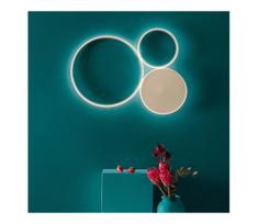 Ondaluce - dimeriuojamas LED sieninis šviestuvas POIS LED/42W/230V auksinis