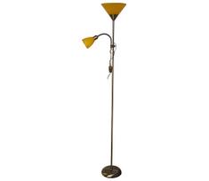 Pastatomas šviestuvas WENDY 1xE27/100W/230V + 1xE14/40W žalvaris/oranžinė