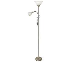 Pastatoma lempa WENDY 1xE27/100W/230V + 1xE14/40W, matinio chromo apdaila