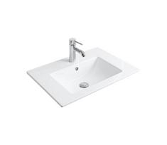REA-U0786 - Įleidžiamas praustuvas DAFNE 47x62 cm, keramikinis, blizgios baltos spalvos