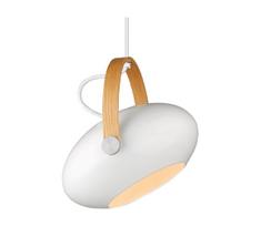 Halo Design 734337 - Liustra ant laido DC 1xE27/40W/230V skersmuo 26 cm balta/ąžuolas