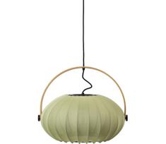 Halo Design 746361 - pakabinamas šviestuvas ant laido DC, 1x E27/40W/230V, skersmuo 40 cm, žalias/ąžuolas
