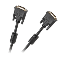 DVI-DVI kabelis 1.8m Juodas