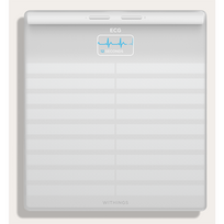 Withings Body Scan, baltos - Diagnostinės svarstyklės