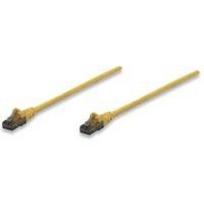 Intellinet - Patch-Kabel - RJ-45 (M) - RJ-45 (M) - 45cm - UTP - CAT 6 - gepresst, glatt - Gelb (342339)