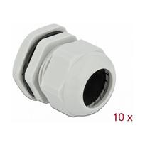 Delock Kabelverschraubung PG29 10 Stück grau