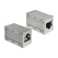 Delock Adapter RJ45 Buchse > RJ45 Buchse Cat.5e STP