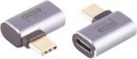 ShiverPeaks SHVP BS14-05035 - Adapter USB 4.0 C Stecker> Buchse 90° Winkel l/r - Adapter (BS14-05035)
