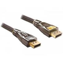 DELOCK Kabel DP St-St ger/ger. Premium 1m