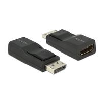 DELOCK Adapter Displayport 1.2 Stecker > HDMI Buchse 4K Passiv schwarz