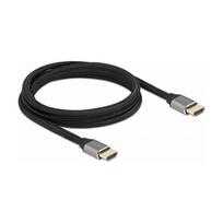 DELOCK Ultra High Speed HDMI Kabel 48Gbps 8K 60Hz grau 2m zertifiziert