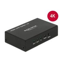 DELOCK Splitter HDMI in > 2 x HDMI out 4K UHD