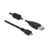 DELOCK Kabel USB 2.0 Typ-A Stecker > USB 2.0 Micro-B Stecker 5.0 m schwarz
