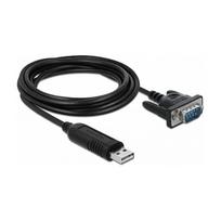 DELOCK Adapter USB 2.0 Typ-A zu 1 x Seriell RS-485 DB9 mit 15 kV ESD Schutz